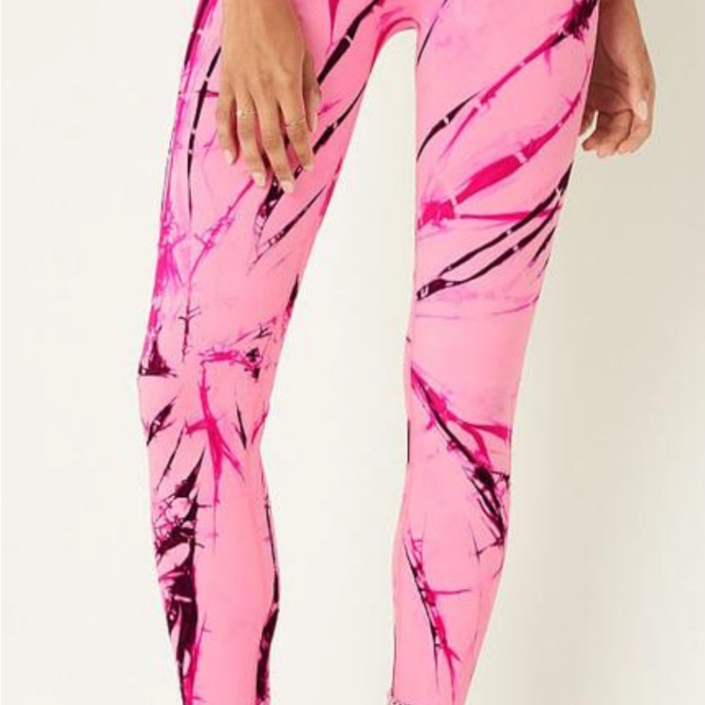 PINK Victoria's Secret Splatter Print Leggings